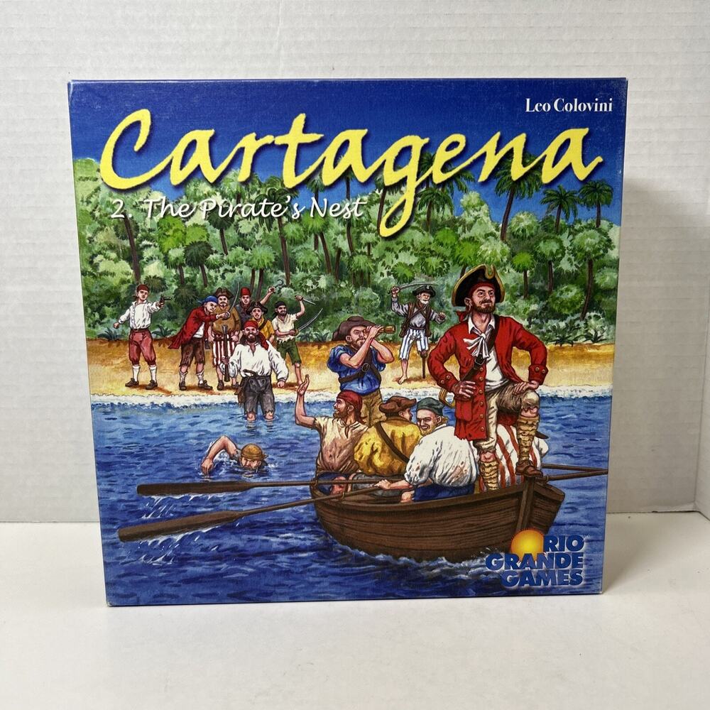 Cartagena 2 The Pirate's Nest Board Game 2007 by Rio Grande Games - Complete